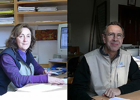 Ana y Gerardo administracin de Muebles Recorio.