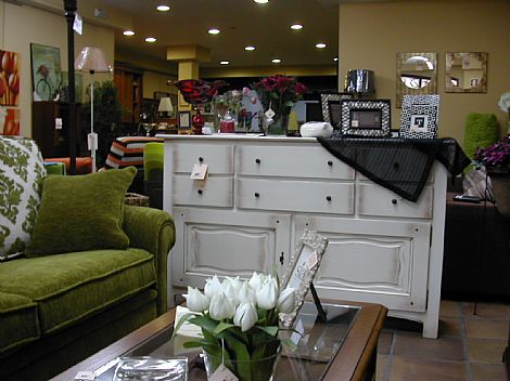 Foto interior de la tienda donde se puede ver la amplia exposicin